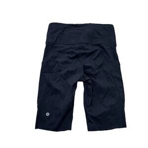 Lululemon Fast Free Short Size 6 Non Reflective 10" Inseam Black Women F30